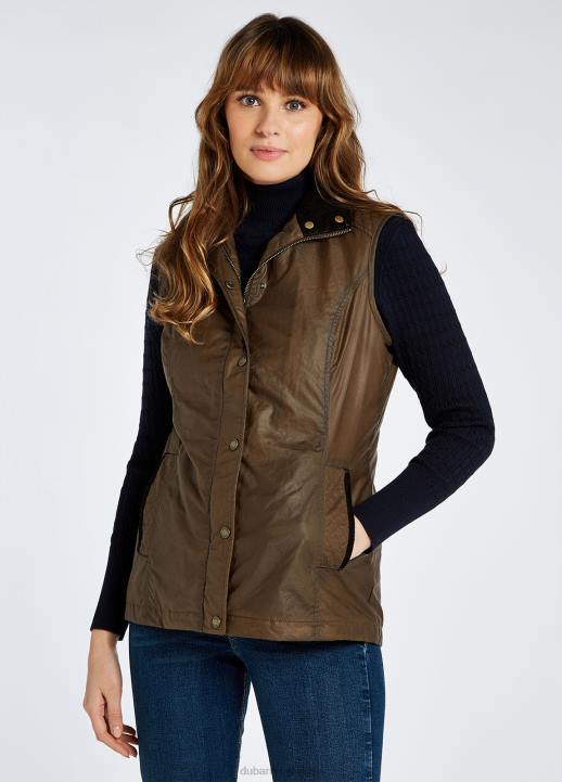 628F220 vêtements gingembre Dubarry femmes gilet ciré pakenham