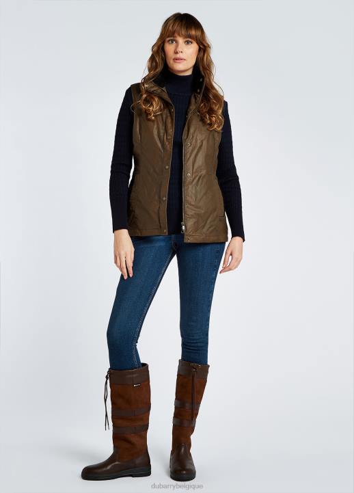 628F220 vêtements gingembre Dubarry femmes gilet ciré pakenham