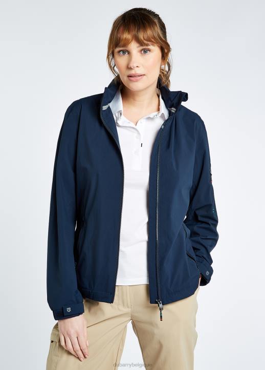 628F223 vêtements marine Dubarry femmes veste ras du cou doublée en polaire livorno