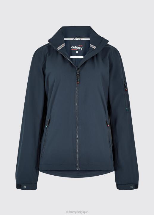 628F223 vêtements marine Dubarry femmes veste ras du cou doublée en polaire livorno