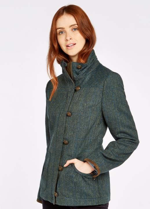 628F229 vêtements brume Dubarry femmes veste en tweed fougère