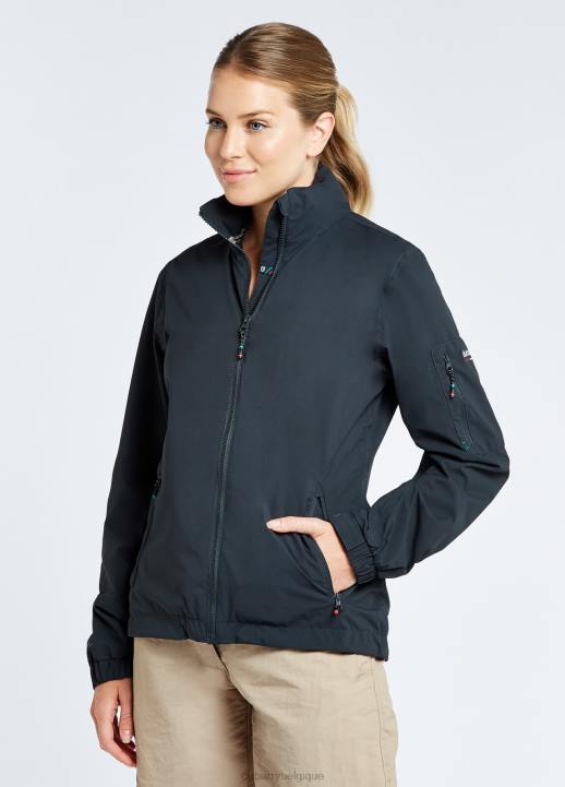 628F233 vêtements graphite Dubarry femmes veste ras du cou corfou