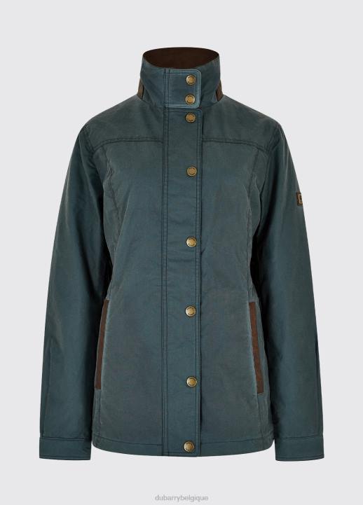 628F238 vêtements caillou sombre Dubarry femmes veste de cire de Mountrath