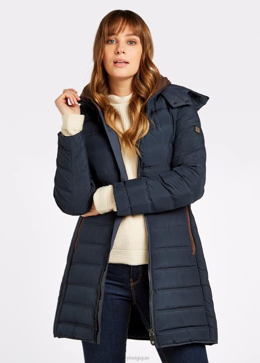 628F241 vêtements marine Dubarry femmes veste matelassée Ballybrophy