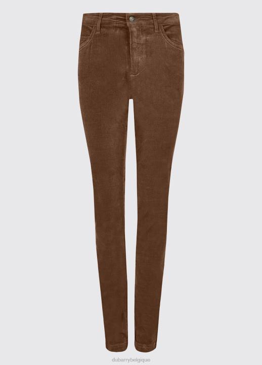 628F247 vêtements moka Dubarry femmes jean chèvrefeuille
