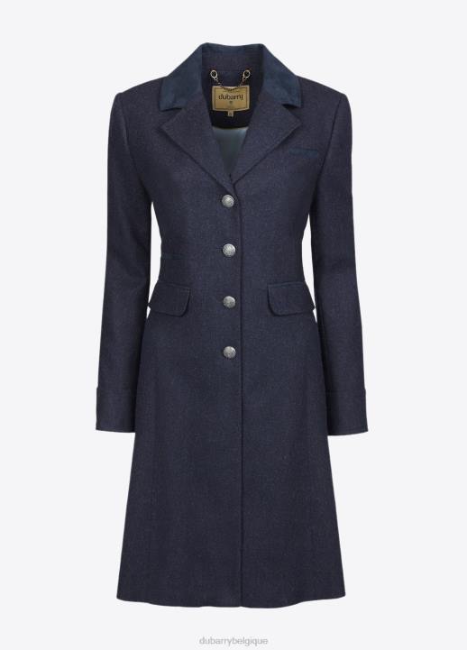 628F258 vêtements marine Dubarry femmes veste en tweed prunellier