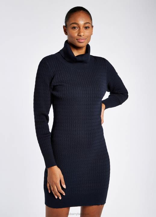 628F261 vêtements marine Dubarry femmes robe ajustée raheen