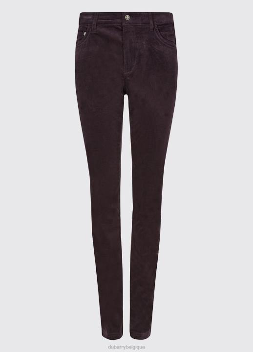 628F262 vêtements prune Dubarry femmes jean chèvrefeuille