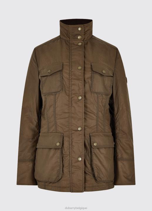 628F267 vêtements gingembre Dubarry femmes veste en cire de Munsboro