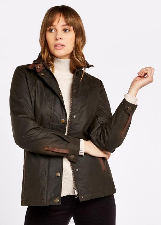 628F268 vêtements olive Dubarry femmes veste cirée Mountrath