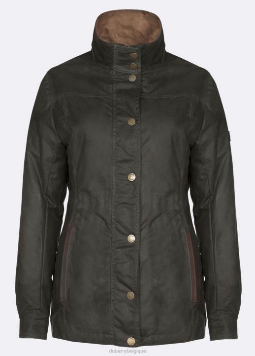 628F268 vêtements olive Dubarry femmes veste cirée Mountrath