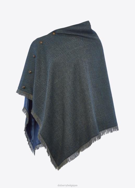 628F272 vêtements brume Dubarry femmes poncho en tweed noisette