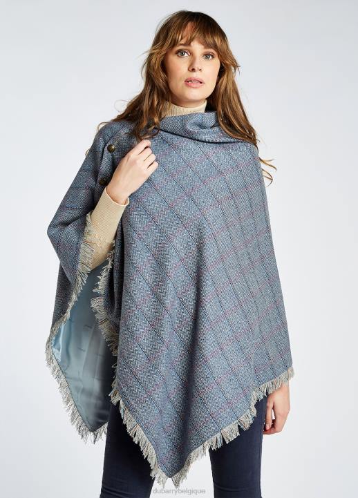 628F284 vêtements brume de démine Dubarry femmes poncho en tweed noisette