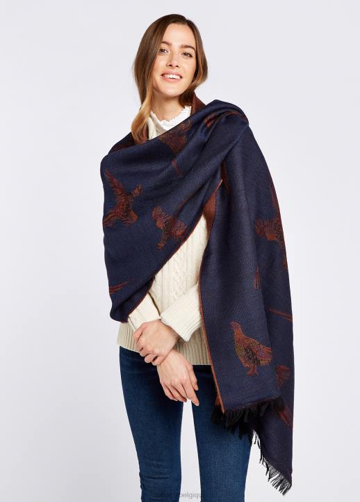 628F287 accessoires minuit Dubarry femmes étole en laine birchdale