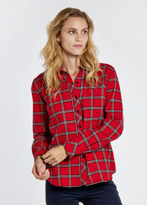 628F291 vêtements cardinal Dubarry femmes chemise à carreaux japonica