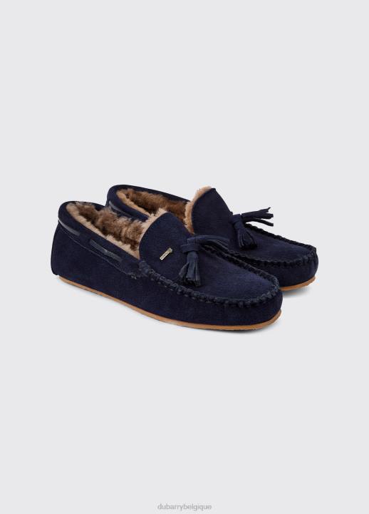 628F32 chaussure marine française Dubarry femmes pantoufle mocassin rosslare