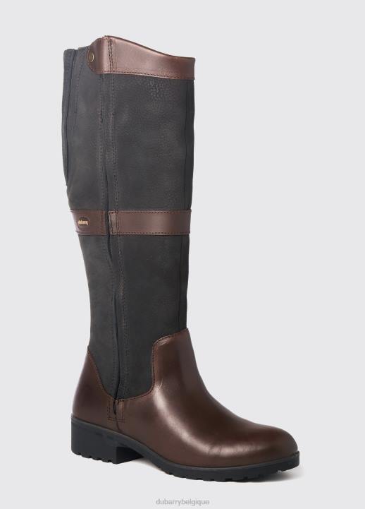 628F33 chaussure noir marron Dubarry femmes botte de campagne Sligo