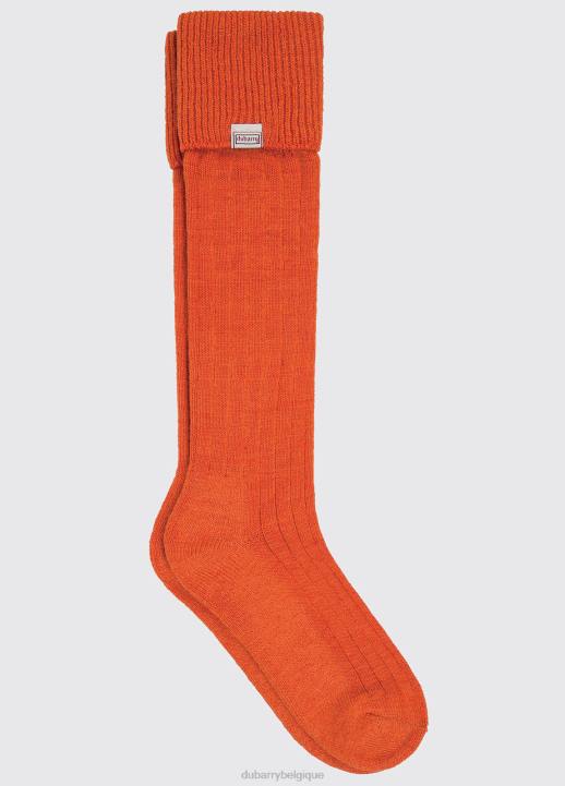 628F330 accessoires terre cuite Dubarry femmes chaussettes en alpaga