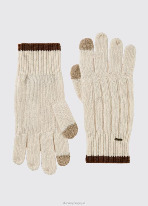 628F338 accessoires craie Dubarry femmes gants tricotés des marais