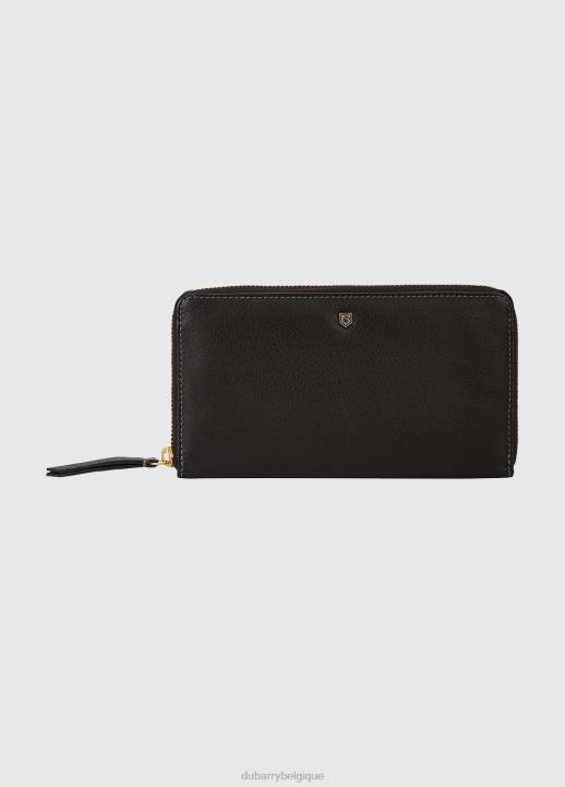 628F369 accessoires noir Dubarry femmes portefeuille en cuir portlick