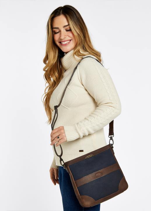 628F377 accessoires bleu marine/marron Dubarry femmes sac bandoulière ardmore