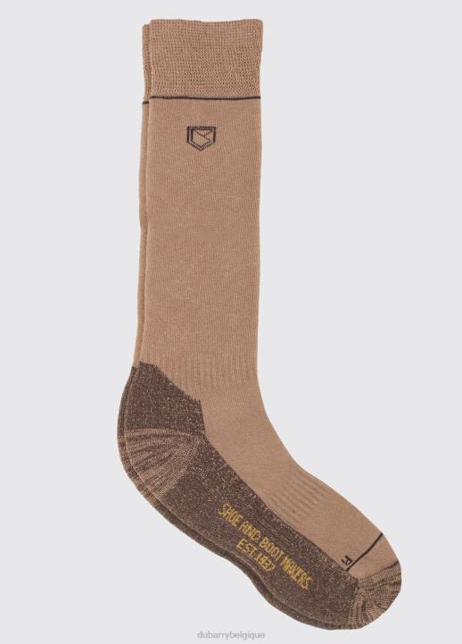628F387 accessoires sable Dubarry femmes chaussettes kilrush
