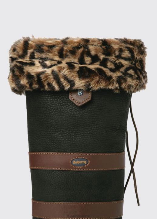 628F388 accessoires léopard Dubarry femmes doublures de bottes en fausse fourrure