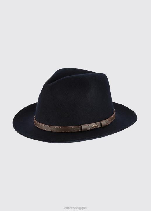628F392 accessoires marine Dubarry femmes chapeau fedora frontière