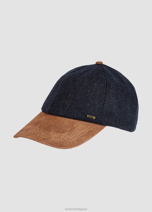 628F393 accessoires marine Dubarry femmes casquette en tweed