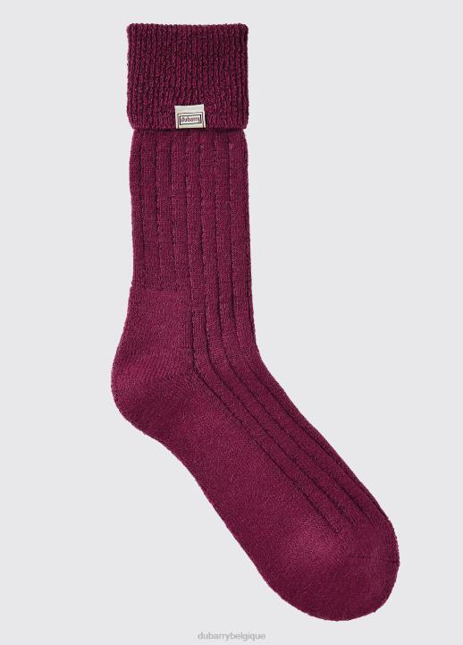 628F395 accessoires groseille Dubarry femmes chaussettes alpaga Holycross