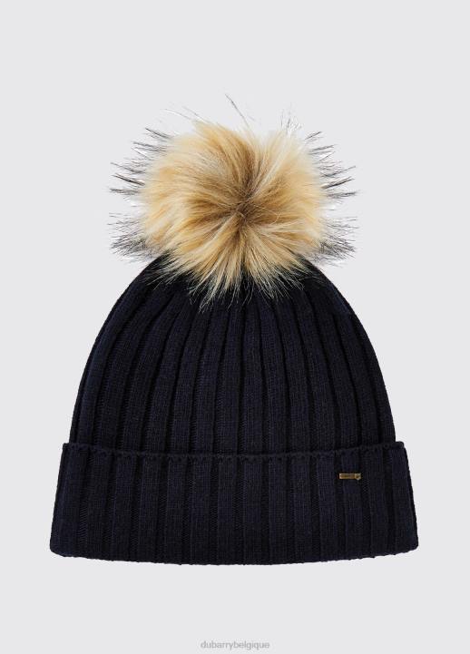 628F422 accessoires marine Dubarry femmes bonnet tricoté courlis avec pompon