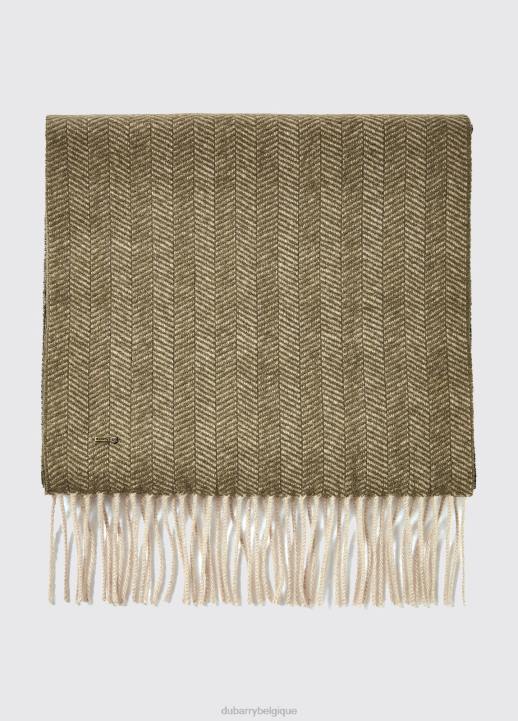 628F424 accessoires olive Dubarry femmes écharpe en laine kingsley