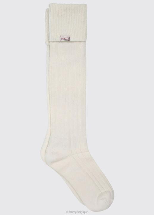628F425 accessoires crème Dubarry femmes chaussettes en alpaga