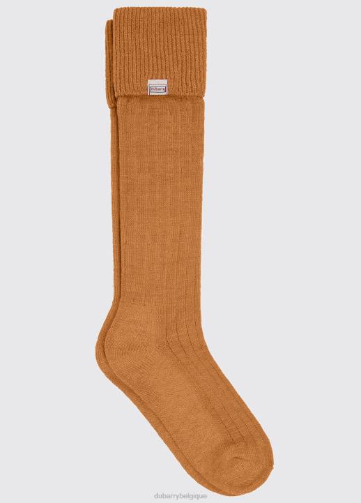 628F427 accessoires moutarde Dubarry femmes chaussettes en alpaga