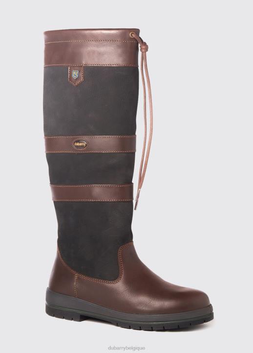 628F44 chaussure noir marron Dubarry femmes botte de campagne galway slimfit