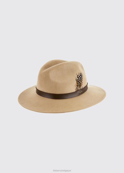 628F450 accessoires sable Dubarry femmes chapeau en feutre Gallagher