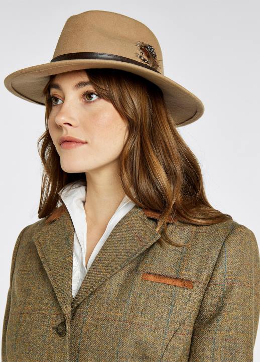 628F450 accessoires sable Dubarry femmes chapeau en feutre Gallagher