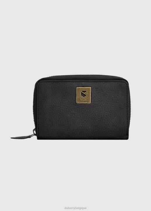 628F451 accessoires noir Dubarry femmes portefeuille en cuir Enniskerry