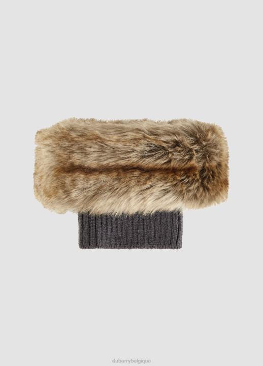 628F462 accessoires chinchilla Dubarry femmes revers de botte en fausse fourrure Glenfort