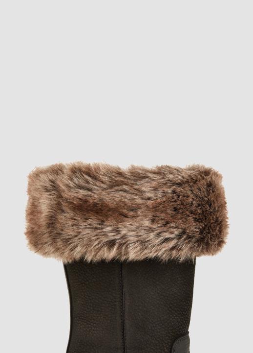 628F463 accessoires wapiti Dubarry femmes revers de botte en fausse fourrure Glenfort