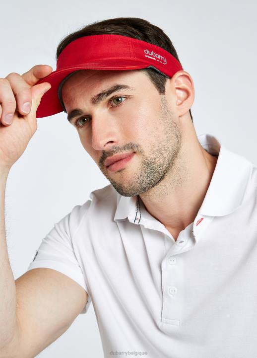 628F475 accessoires rouge Dubarry Hommes visière cascais