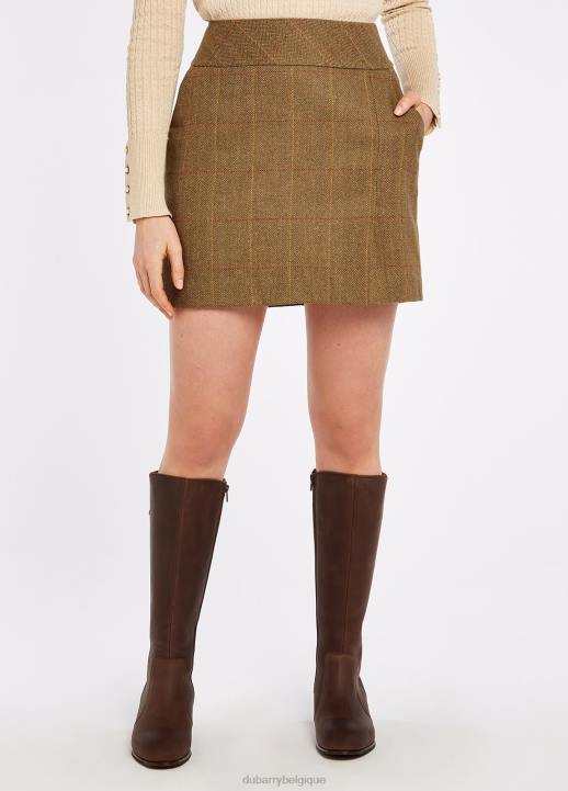 628F480 vêtements orme Dubarry femmes jupe en tweed à fleurs