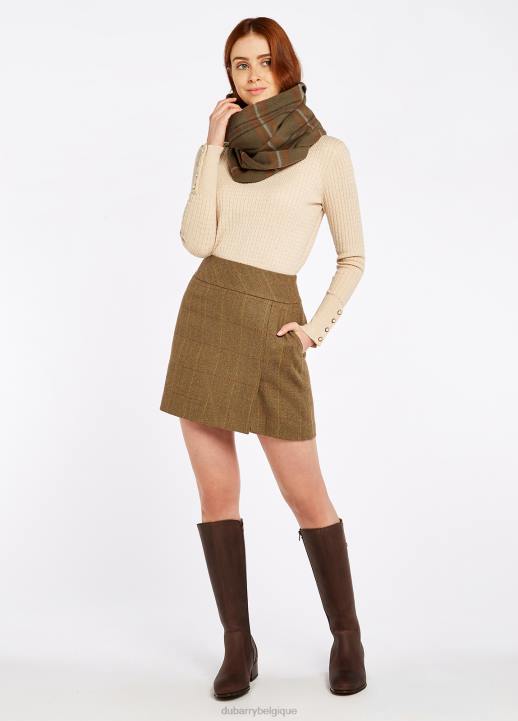 628F480 vêtements orme Dubarry femmes jupe en tweed à fleurs