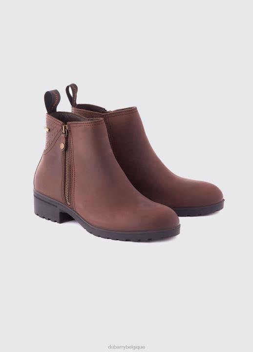 628F487 chaussure vieux rhum Dubarry femmes botte en cuir carlow