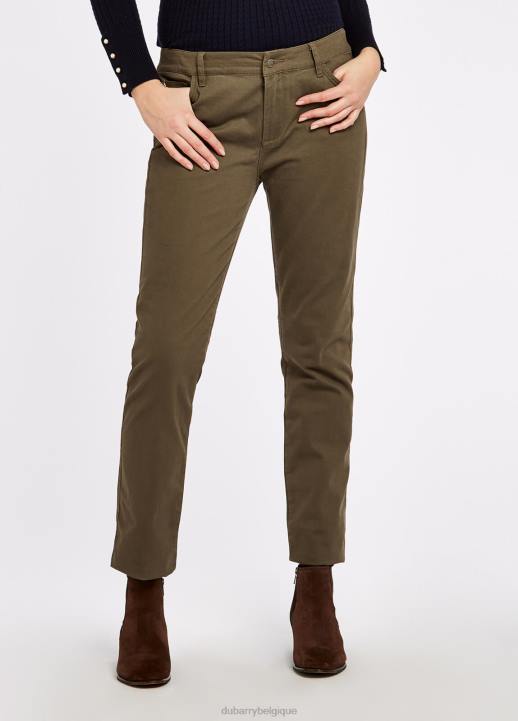 628F493 vêtements moka Dubarry femmes jean queue de renard