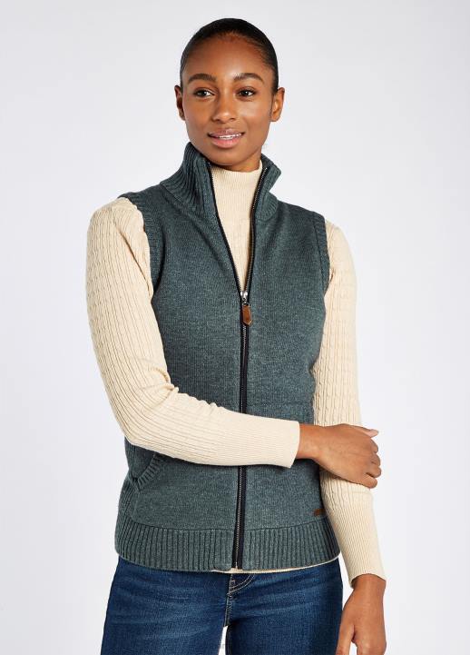 628F495 vêtements caillou sombre Dubarry femmes bodywarmer miteux