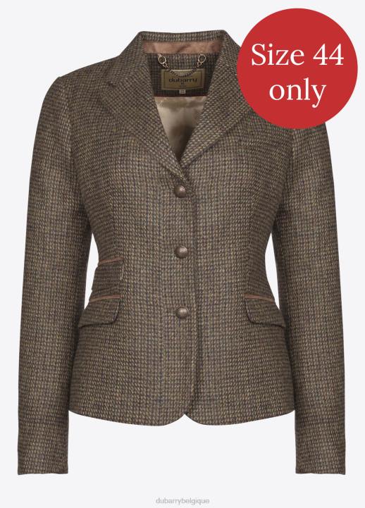 628F496 vêtements bruyère Dubarry femmes veste en tweed bouton dor