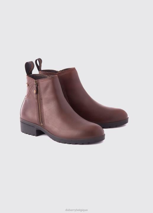 628F499 chaussure acajou Dubarry femmes botte en cuir carlow