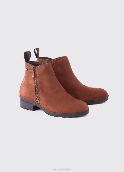628F502 chaussure noyer Dubarry femmes botte en cuir carlow
