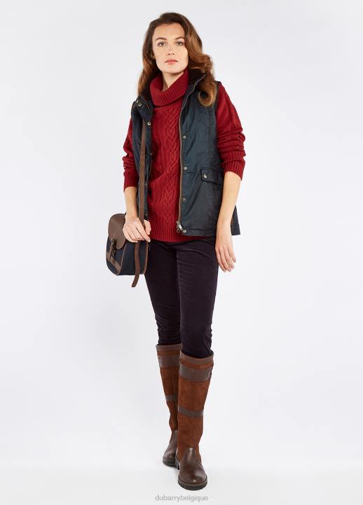 628F516 vêtements minuit Dubarry femmes gilet ciré pembroke